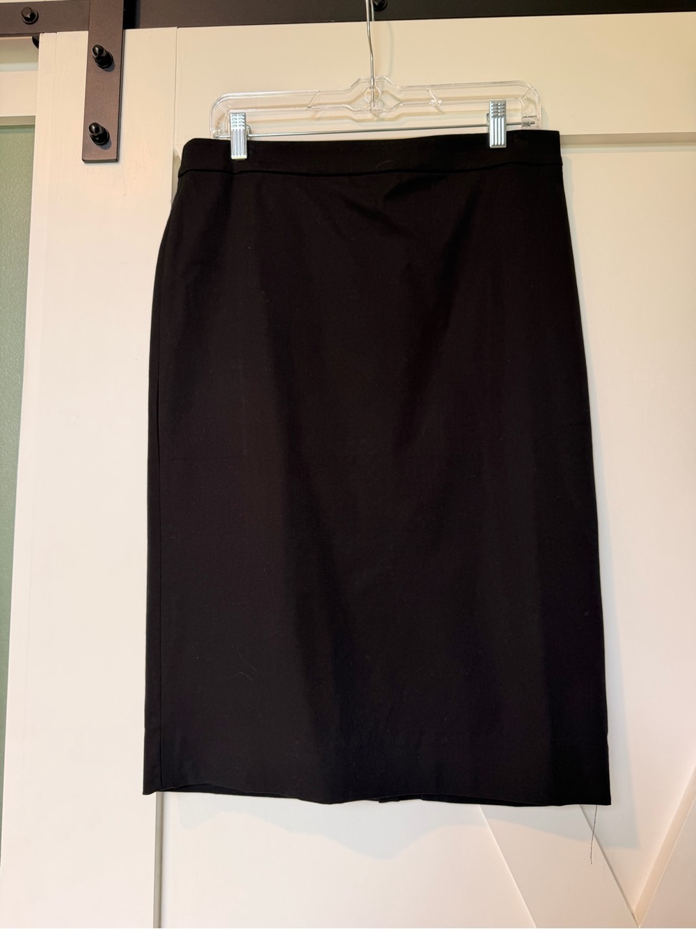 J. Crew Black Pencil Skirt 8 tall